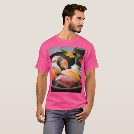 Sushi Circle – Japanese Round Dance Tシャツ (正面フル)