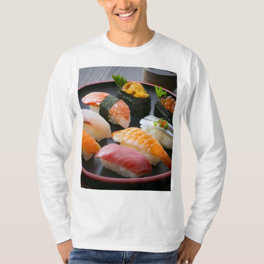 Sushi Circle – Japanese Round Dance Tシャツ (正面)