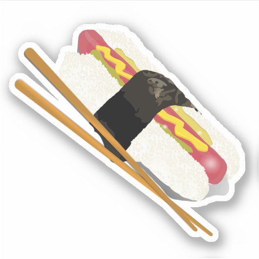 Sushi Dog シール (正面)