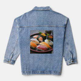 Sushi Elegance – Tradition Refined in Denim デニムジャケット