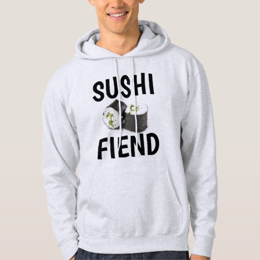 SUSHI FIEND、カリフォルニア転がTシャツ パーカ (正面)