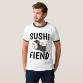 SUSHI FIEND、カリフォルニア転がTシャツ Tシャツ (正面フル)