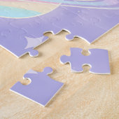 Sushi Flying in Pastel Galaxy Sky ジグソーパズル (側面)