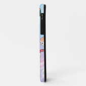 Sushi Flying in Pastel Galaxy Sky Case-Mate iPhoneケース (裏面/左)