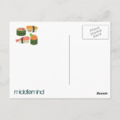 Sushi Friends ポストカード (裏面)