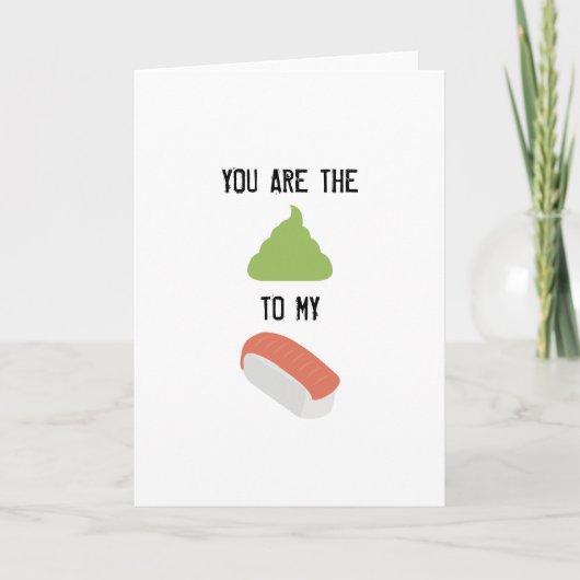 SUSHI GREETING CARD カード (正面)