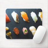 Sushi Grid Harmony – Modern Minimalist Mouse Pad マウスパッド (マウス)