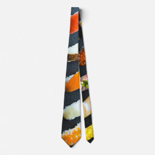 Sushi Grid – Modern Slate Tie ネクタイ
