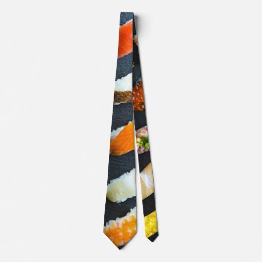 Sushi Grid – Modern Slate Tie ネクタイ (正面)