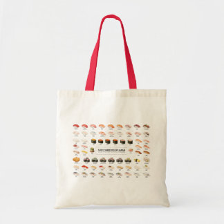 Sushi Guide Tote Bag – Japanese Food Chart トートバッグ