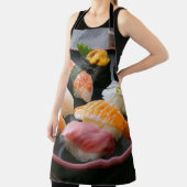 Sushi Harmony Apron – Classic Nigiri Delight エプロン (インサイチュ)