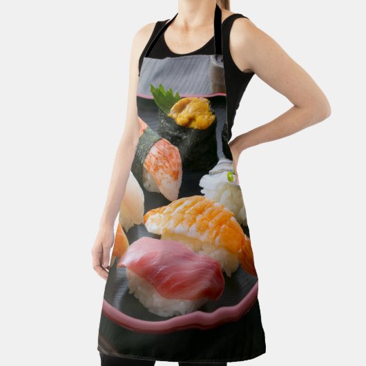 Sushi Harmony Apron – Classic Nigiri Delight エプロン (インサイチュ)