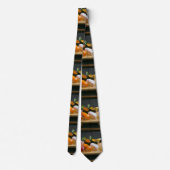 Sushi Harmony – Classic Wooden Board Tie ネクタイ (裏面)