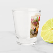 Sushi Harmony Glass – Elegant Nigiri Art by SUSHIM ショットグラス (左)