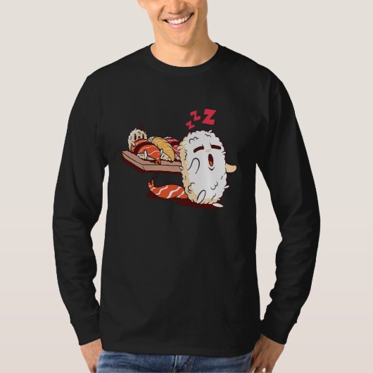 Sushi Japanese Food Tシャツ (正面)