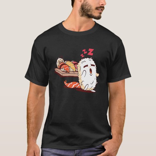Sushi Japanese Food Tシャツ (正面)