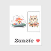 sushi kawai stickers シール (シート)