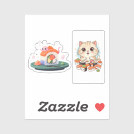 sushi kawai stickers シール