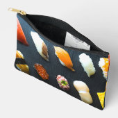 Sushi Lineup Pouch – Chic & Tasty Design アクセサリーポーチ (見開き)