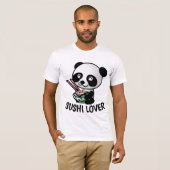 SUSHI LOVER Tシャツおもしろい、 Tシャツ (正面フル)