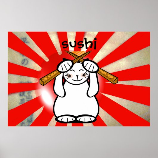 Sushi Maneki Neko ポスター (正面)