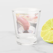 Sushi Moment Wine Glass - Soy Sauce Dip Scene ショットグラス (裏面)