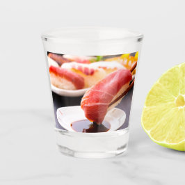 Sushi Moment Wine Glass - Soy Sauce Dip Scene ショットグラス
