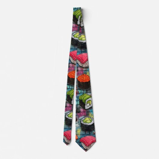 Sushi Neck Tie ネクタイ (裏面)
