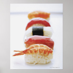 Sushi, Nigiri, close-up ポスター