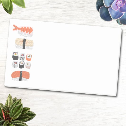 Sushi Nigiri Maki Roll Japanese Food Art ポストイット