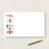 Sushi Nigiri Maki Roll Japanese Food Art ポストイット (デスク)