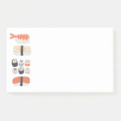 Sushi Nigiri Maki Roll Japanese Food Art ポストイット (正面)
