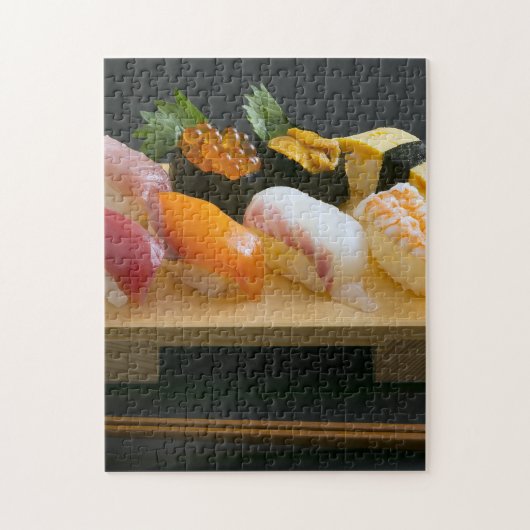 Sushi on Wood – Balanced and Beautiful ジグソーパズル (縦)