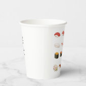 Sushi Paper Cups – Japanese Kanji Design 紙コップ (右)