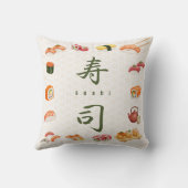 Sushi Party Invitation　寿司 クッション (裏面)
