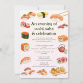 Sushi Party Invitation 招待状 (正面)
