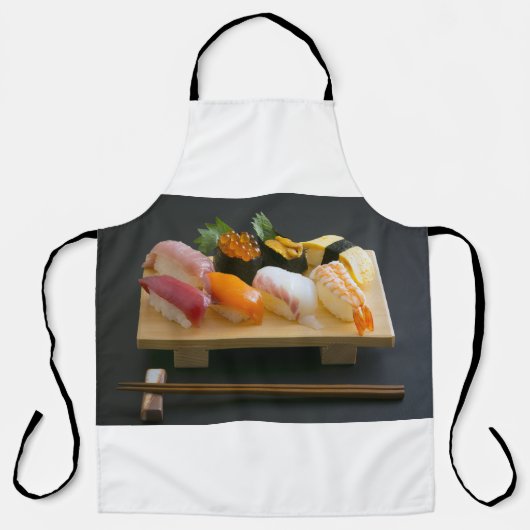 Sushi Platter Apron – Classic Nigiri Harmony エプロン (正面)