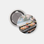 Sushi Platter Cherry Blossom マグネット (正面/裏面)