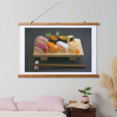 Sushi Platter Harmony Tapestry – Taste of Japan 吊り下げ型タペストリー (寝室)