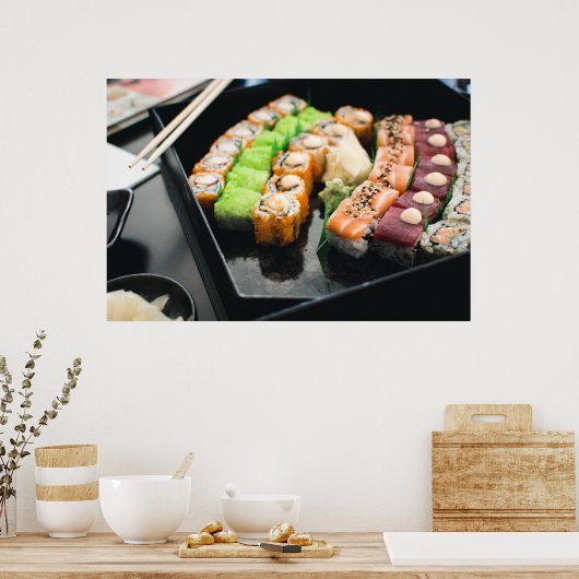 Sushi Poster ポスター (キッチン)