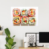 Sushi Poster ポスター (ホームオフィス)