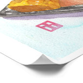 Sushi print ポスター (角)