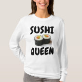SUSHI QUEEN SUSHI LOVER Tシャツ (正面)
