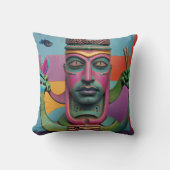 Sushi Radio Tiki Man クッション (正面)