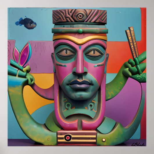 Sushi Radio Tiki Man ポスター (正面)