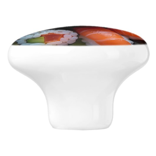 Sushi Roll Fun Unique Food Kitchen Cabinet セラミックノブ (側面)