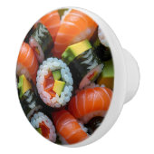 Sushi Roll Fun Unique Food Kitchen Cabinet セラミックノブ (右)