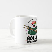 Sushi Rollin’ With You Forever Mug コーヒーマグカップ (正面左)