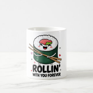 Sushi Rollin’ With You Forever Mug コーヒーマグカップ