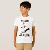 SUSHI SAMURAI おもしろい BOYS T-SHIRTS Tシャツ (正面フル)